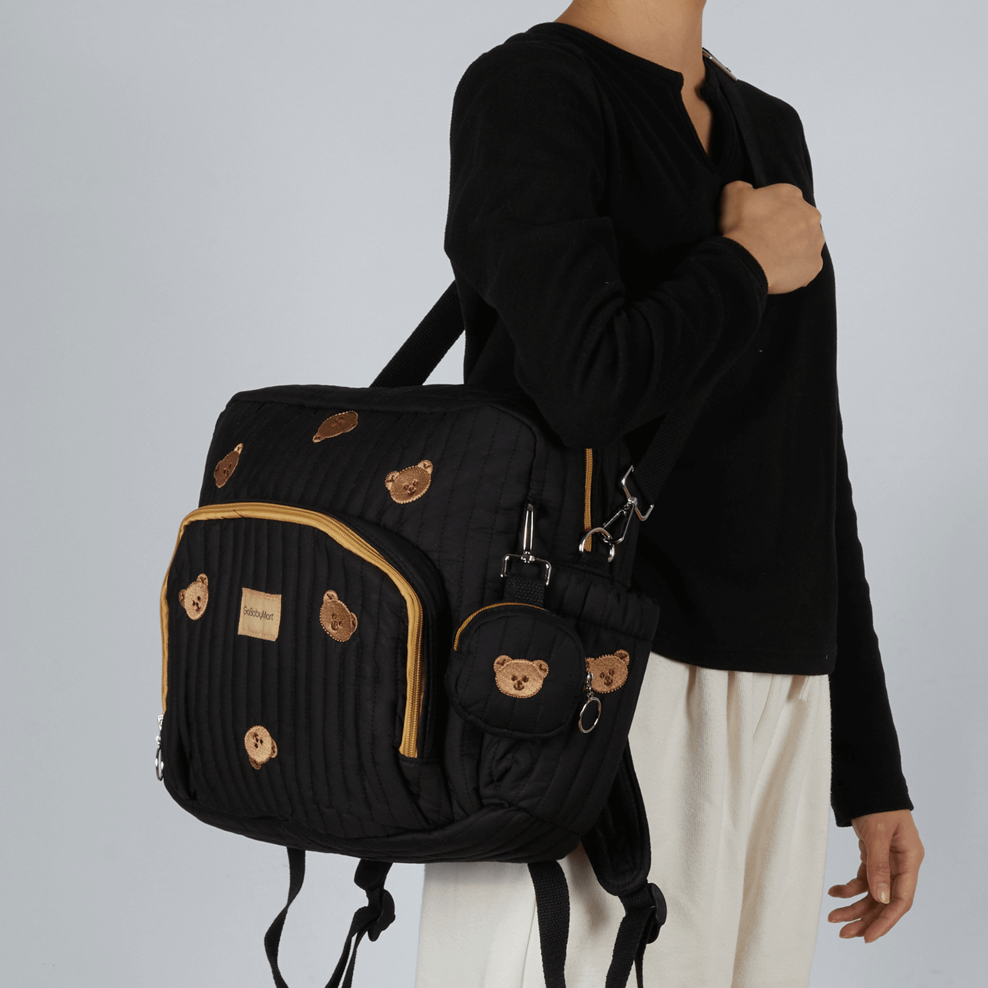 GoBaby Convertible Diaper Backpack - GoBabyMart