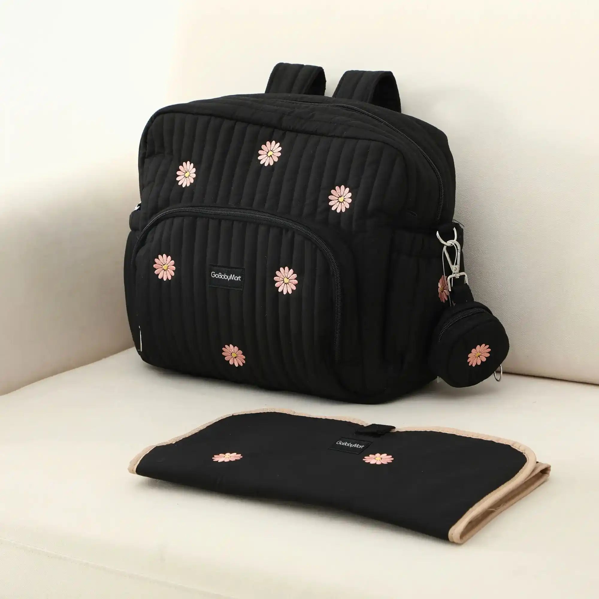 GoBabyMart Convertible Diaper Bag Backpack - GoBabyMart