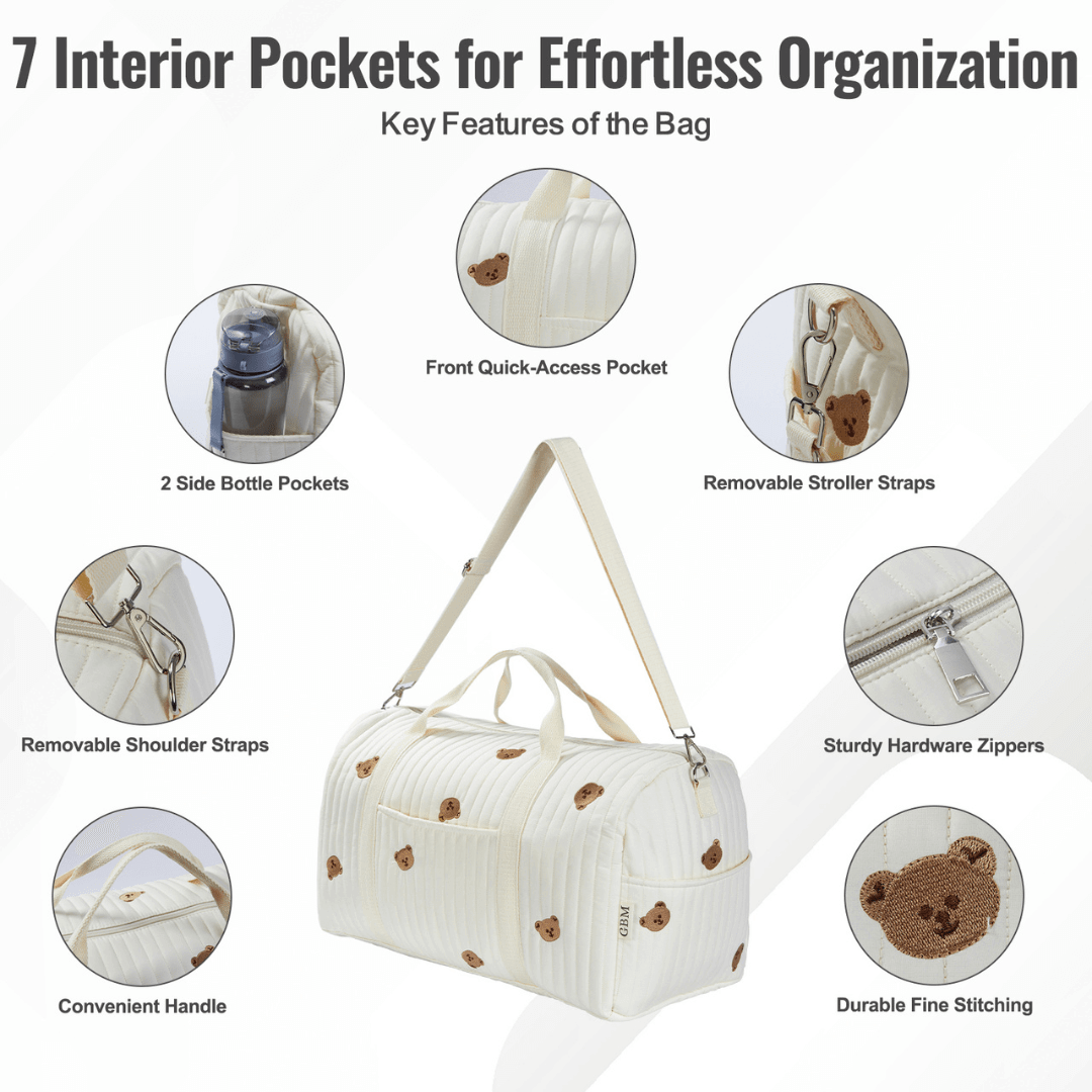 GoBabyMart Large Weekender Duffle Bag - GoBabyMart