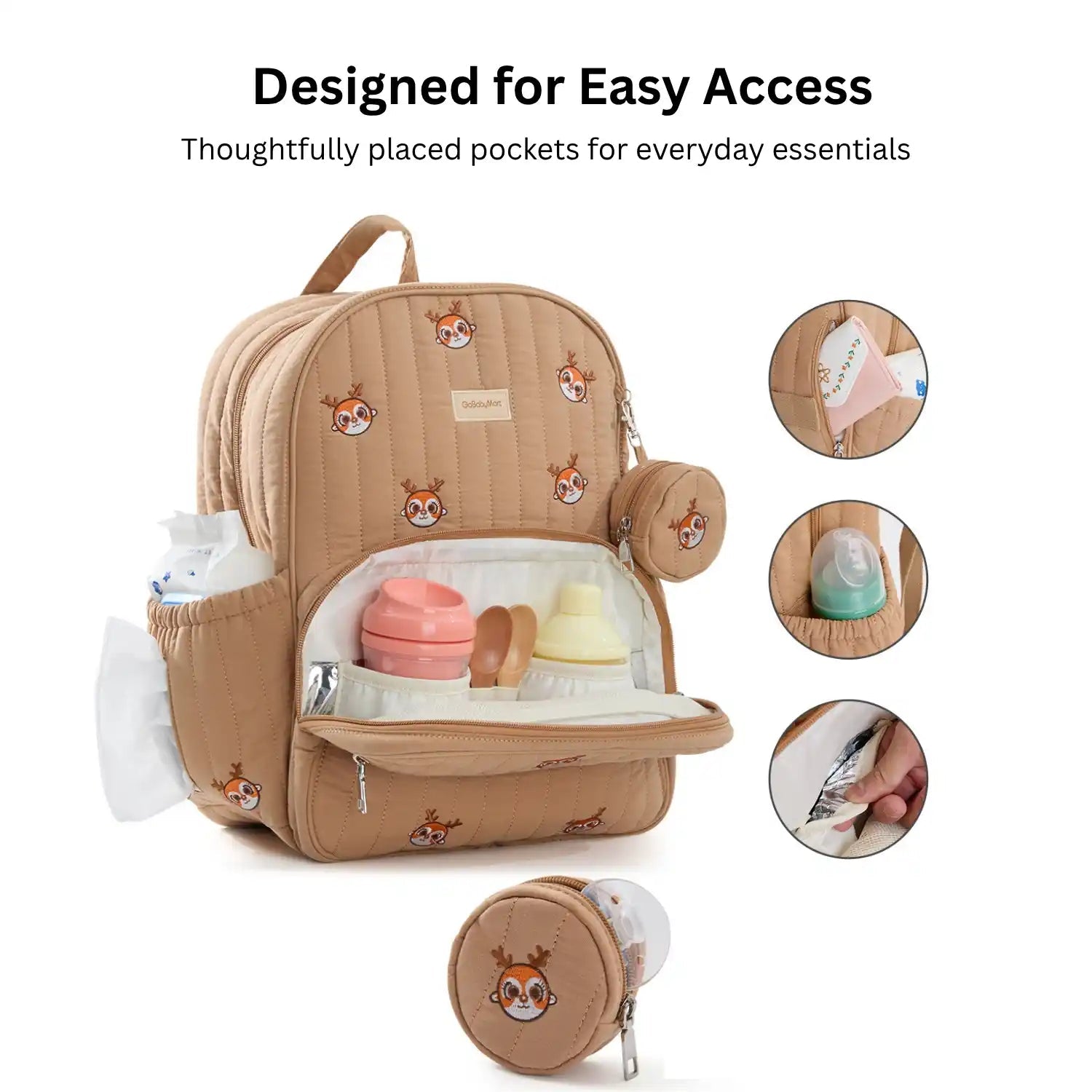 GoBabyMart Ultimate Diaper Bag Backpack - GoBabyMart