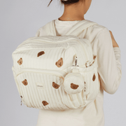 GoBabyMart Convertible Diaper Backpack - GoBabyMart #Color_Beige - Bears