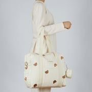 GoBaby Multifunctional Diaper Bag Tote - GoBabyMart #Color_Beige Bears