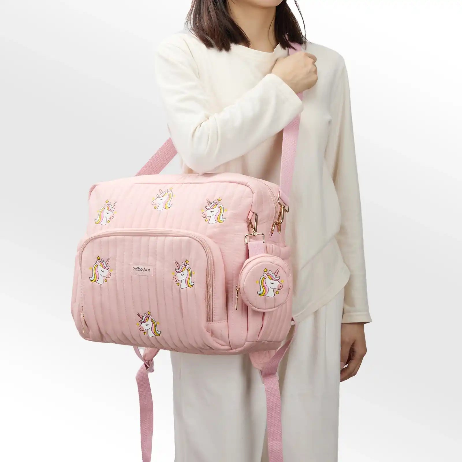 GoBabyMart Convertible Diaper Bag Backpack - GoBabyMart