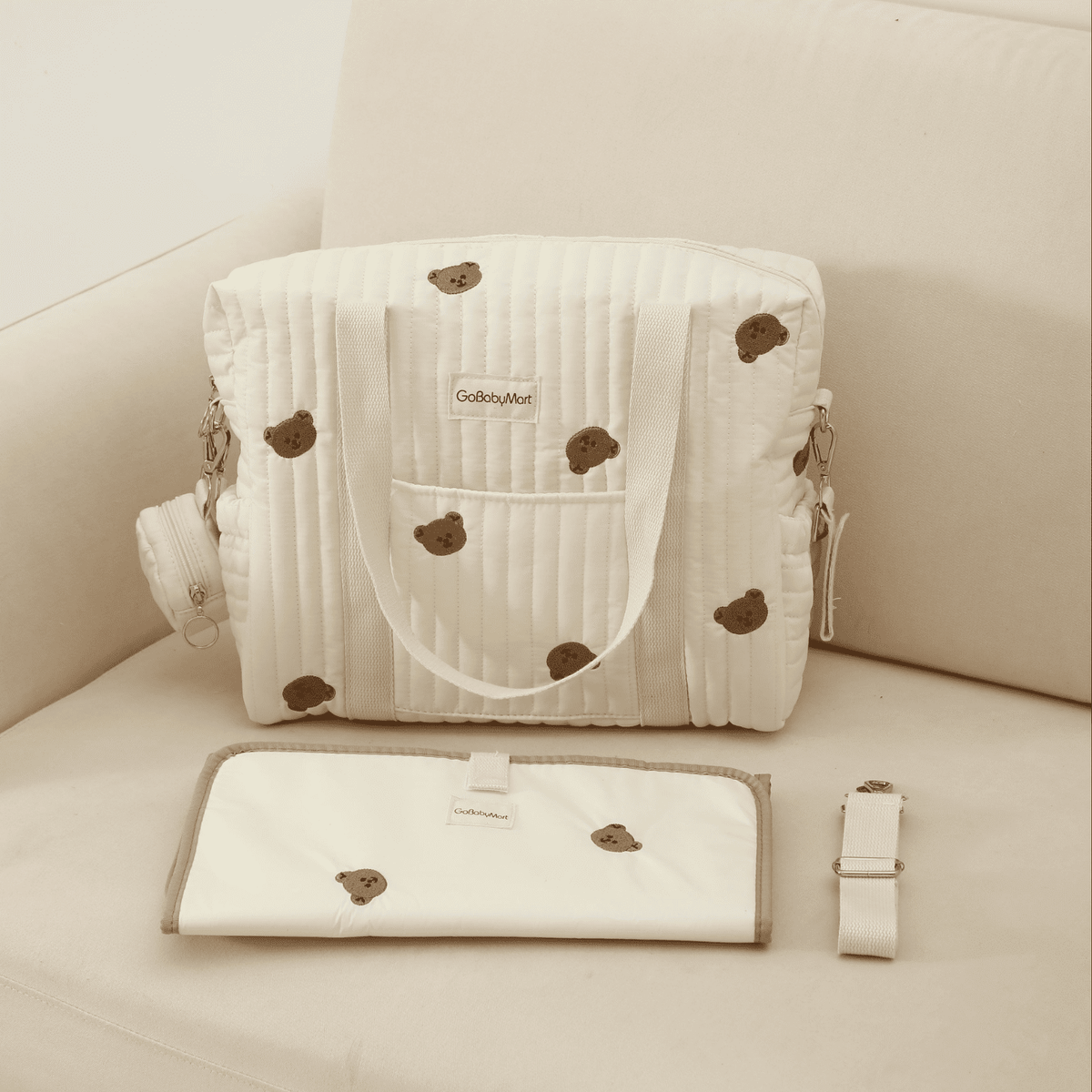 GoBabyMart Multifunctional Diaper Bag Tote - GoBabyMart