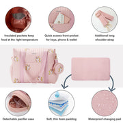 GoBabyMart Multifunctional Diaper Bag Tote - GoBabyMart