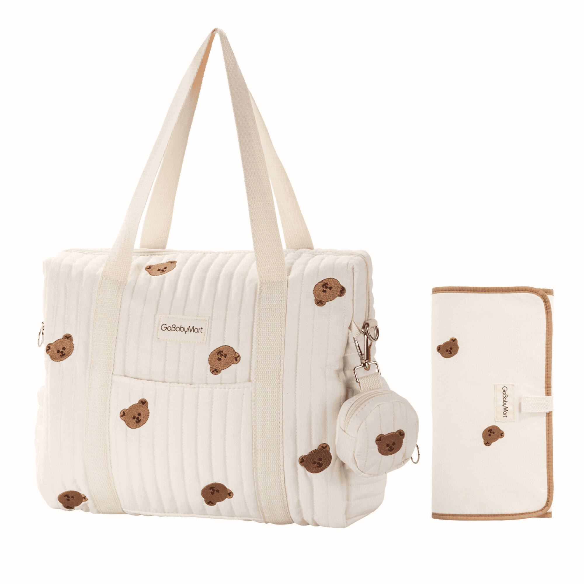 GoBabyMart Multifunctional Diaper Bag Tote - GoBabyMart