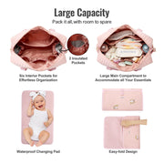GoBabyMart Multifunctional Diaper Bag Tote - GoBabyMart