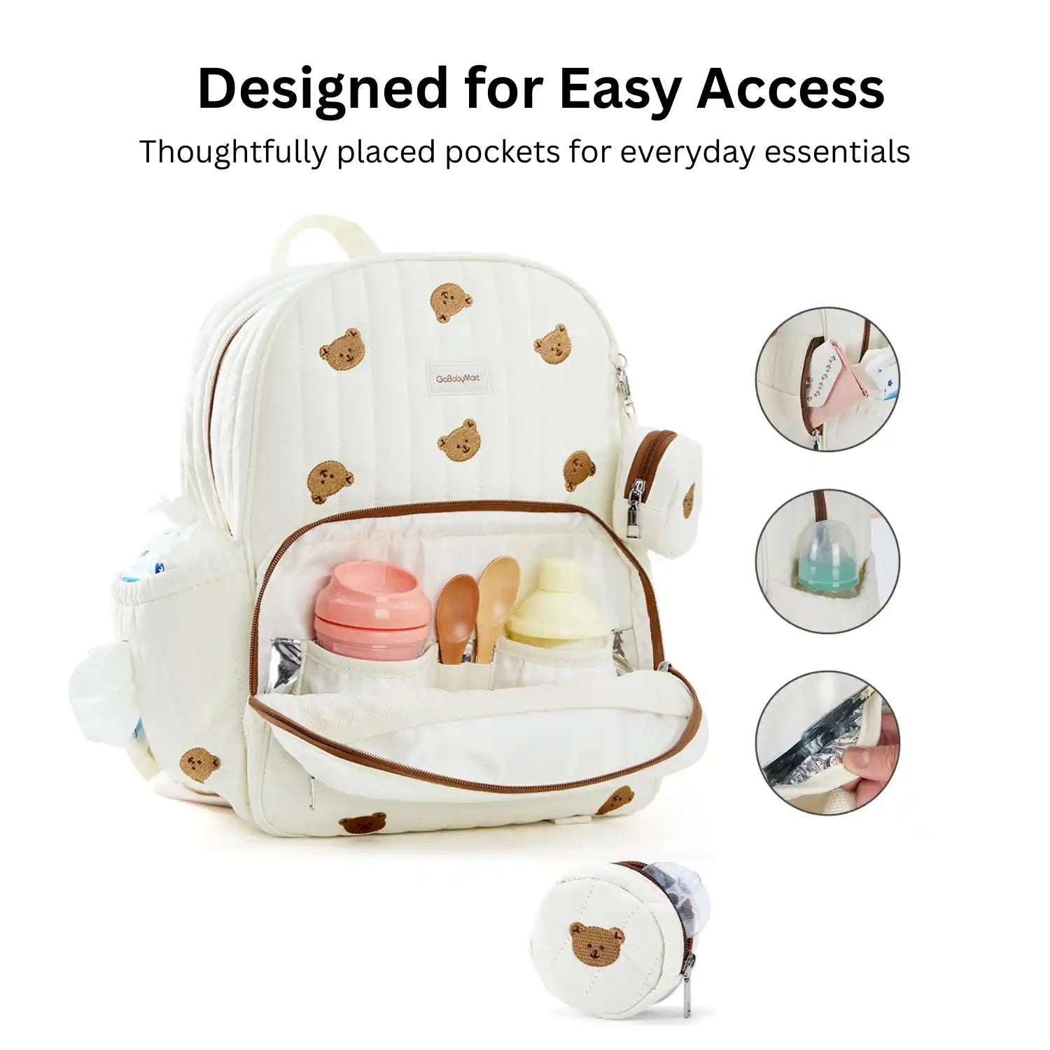 GoBabyMart Ultimate Diaper Bag Backpack - GoBabyMart