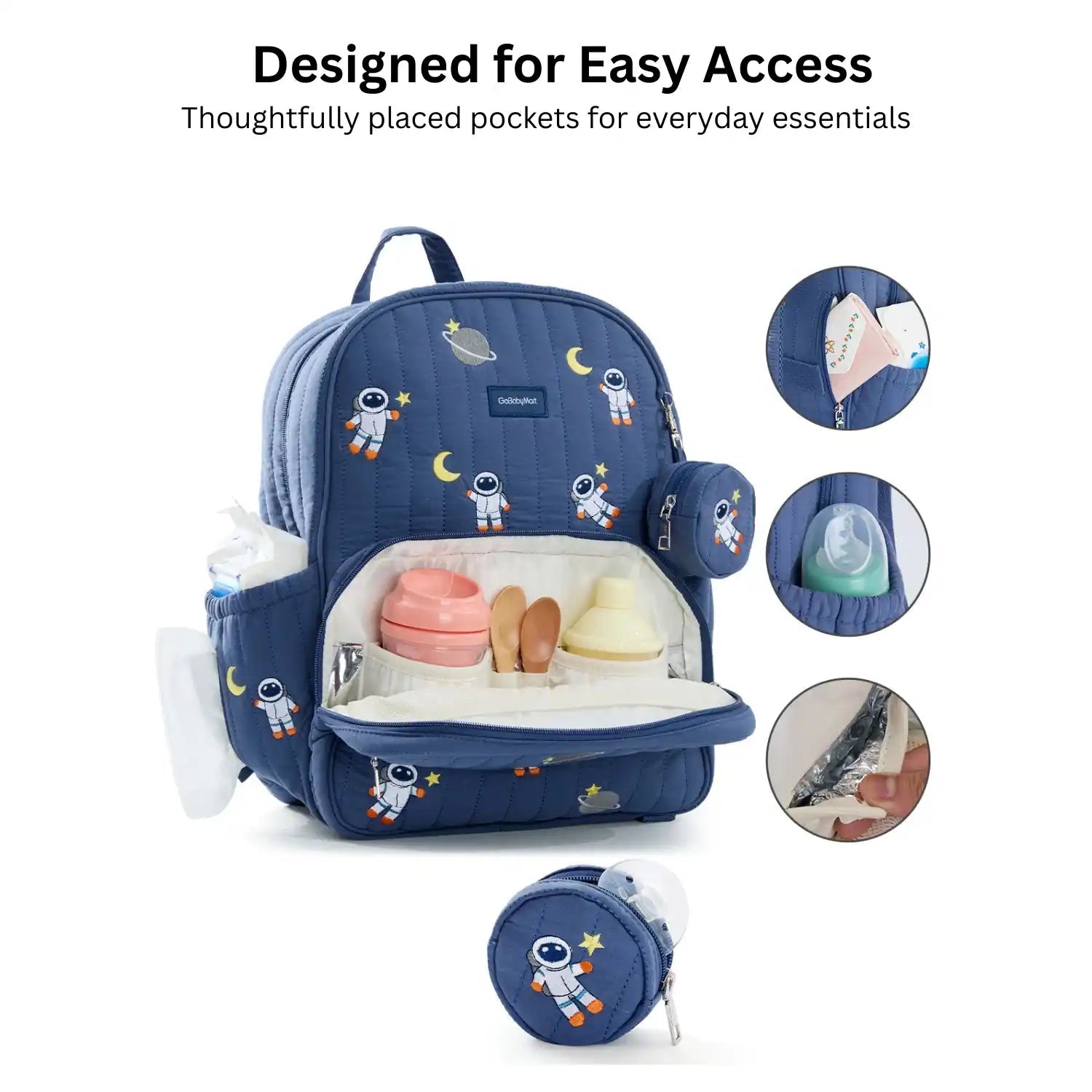 GoBabyMart Ultimate Diaper Bag Backpack - GoBabyMart